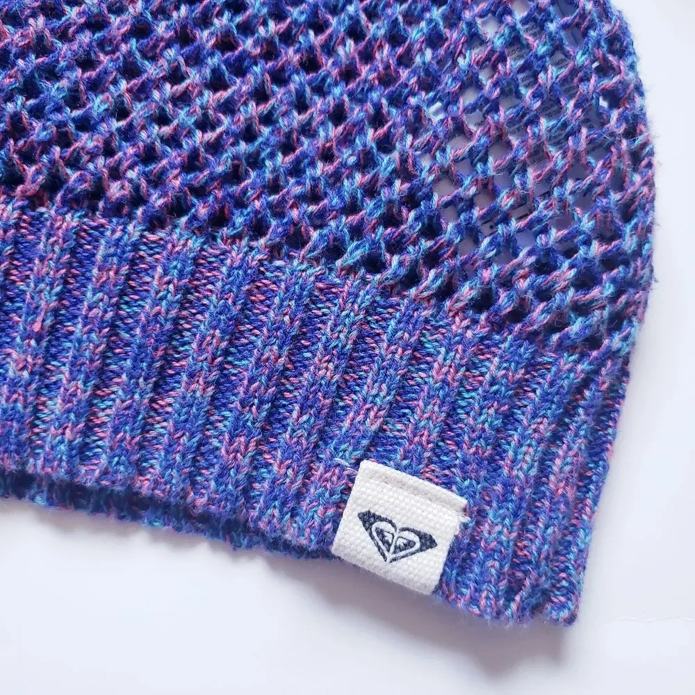 ROXY Purple/Pink Big Knit Sweater - Medium -